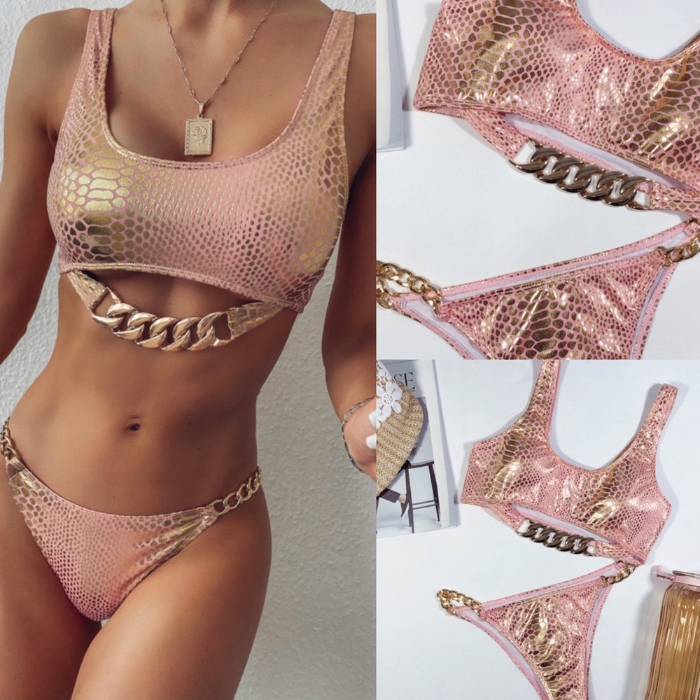 NEW IN! ✨ Rosie Gold Chain Bikini ✨